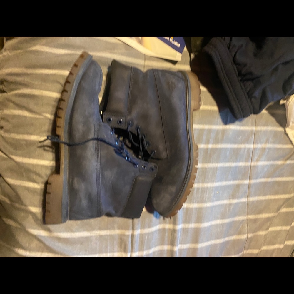 Timberland Premium 6 In Waterproof Boots Navy Blue
